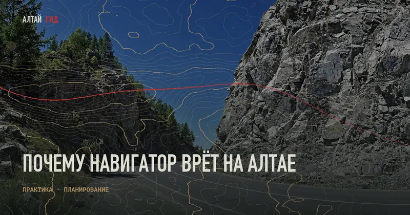 Почему навигатор врёт на Алтае